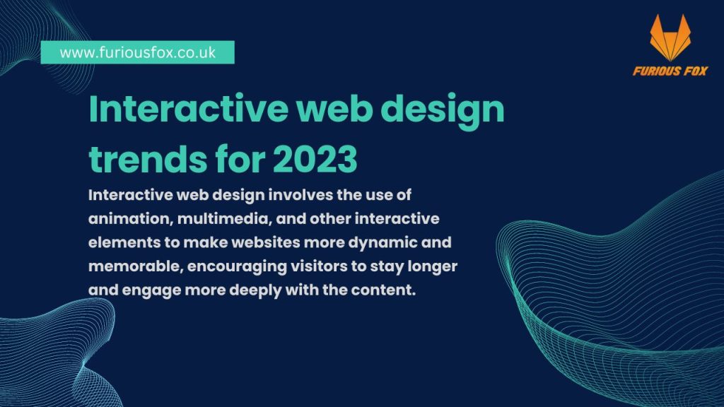 Interactive web design trends for 2023